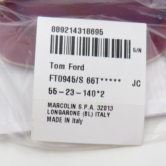 Tom Ford FT0945 66T New Red/Bordeaux Gradient Sunglasses - Picture 11 of 12
